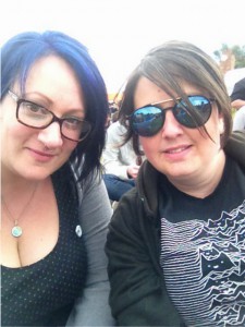 Me and Kate, enjoying the sunshine (not pictured) on Saturday